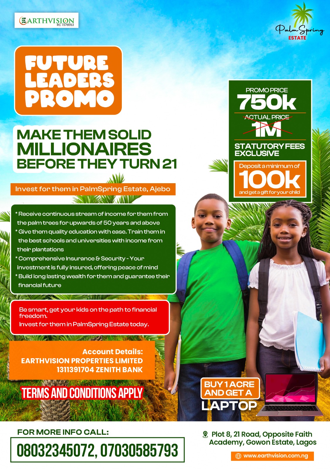 Palm Plantation for Children